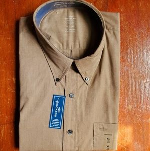 Dockers men dress shirt buttons up xl new